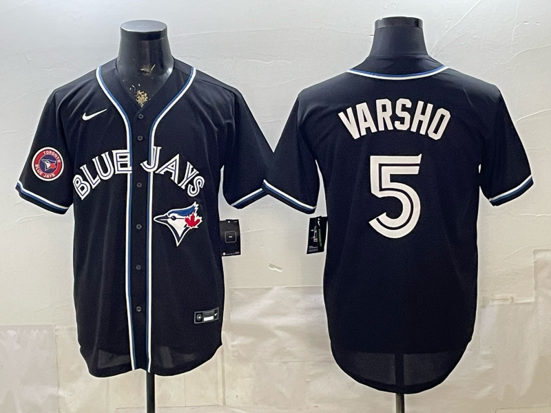 Men 2026 Toronto Blue Jays #5 Varsho black Game Nike MLB Jersey 0526003